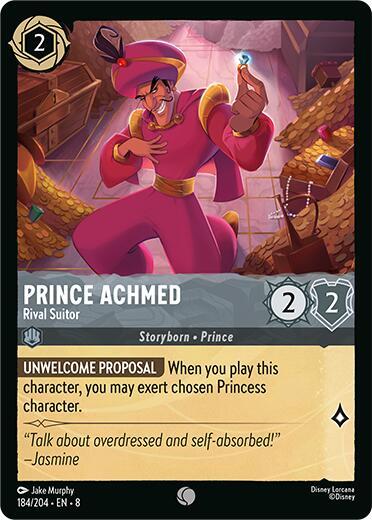 Prince Achmed, Rival Suitor (0184) - Cold Foil