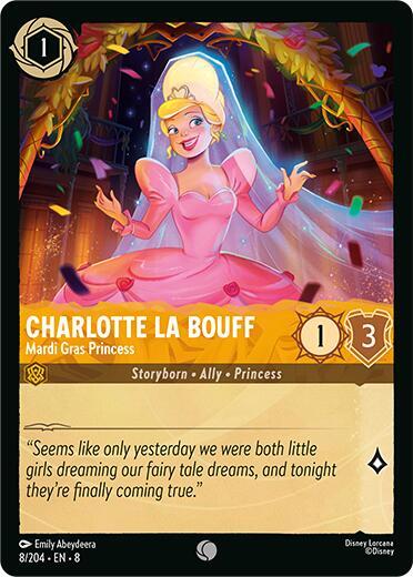 Charlotte La Bouff, Mardi Gras Princess (0008) - Cold Foil