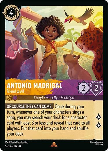 Antonio Madrigal, Friend to All (0005) - Cold Foil