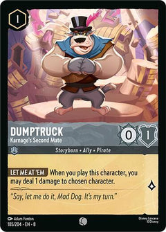 Dumptruck, Karnage's Second Mate (0185) - Cold Foil