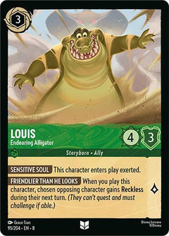 Louis, Endearing Alligator (0095) - Cold Foil