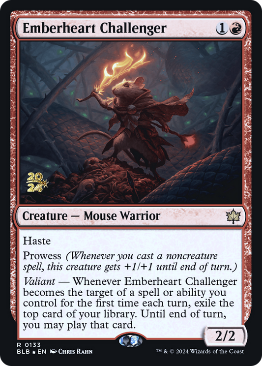 Emberheart Challenger (0133) (Prerelease) - Foil