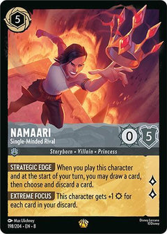 Namaari, Single-Minded Rival (0198) - Cold Foil