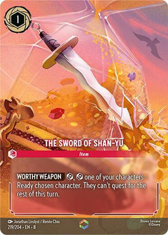 The Sword of Shan Yu (0219) - Satin Holographic Foil