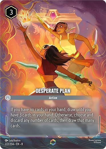 Desperate Plan (0222) - Satin Holographic Foil