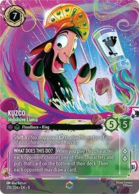 Kuzco, Impulsive Llama (0210) - Satin Holographic Foil