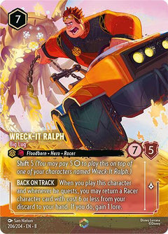 Wreck-It Ralph, Big Lug (0206) - Satin Holographic Foil