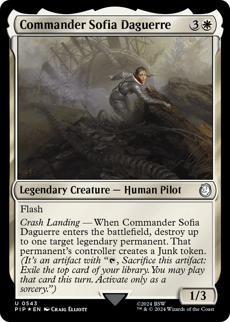 Commander Sofia Daguerre (0543) - Surge Foil