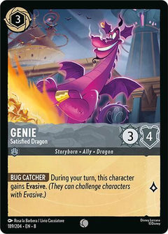Genie, Satisfied Dragon (0189) - Cold Foil