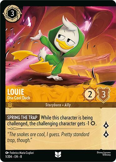 Louie, One Cool Duck (0001) - Cold Foil