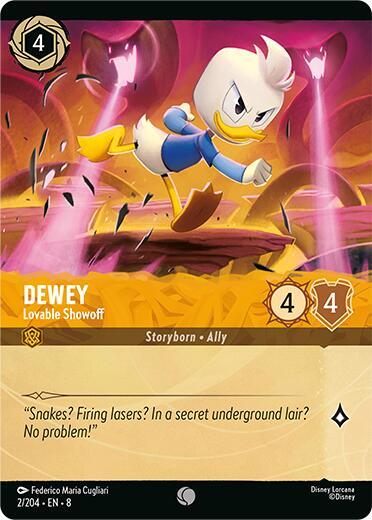 Dewey, Lovable Showoff (0002) - Cold Foil