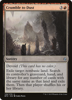 Crumble to Dust - Foil