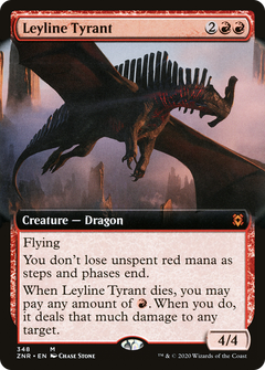 Leyline Tyrant (348) (Extended Art) - Foil