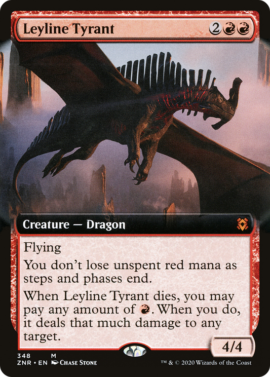 Leyline Tyrant (348) (Extended Art) - Foil