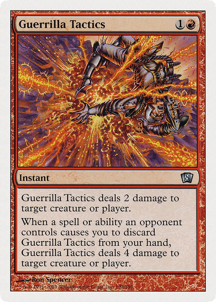 Guerrilla Tactics (8th Edition) (Oversized) (Box Topper Promo) (O8TH)