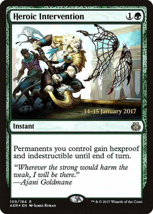 Heroic Intervention (109) (Prerelease) - Foil