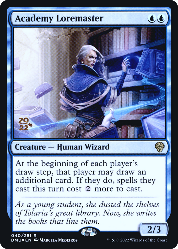 Academy Loremaster (040) (Prerelease) - Foil