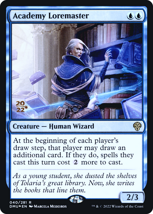 Academy Loremaster (040) (Prerelease) - Foil
