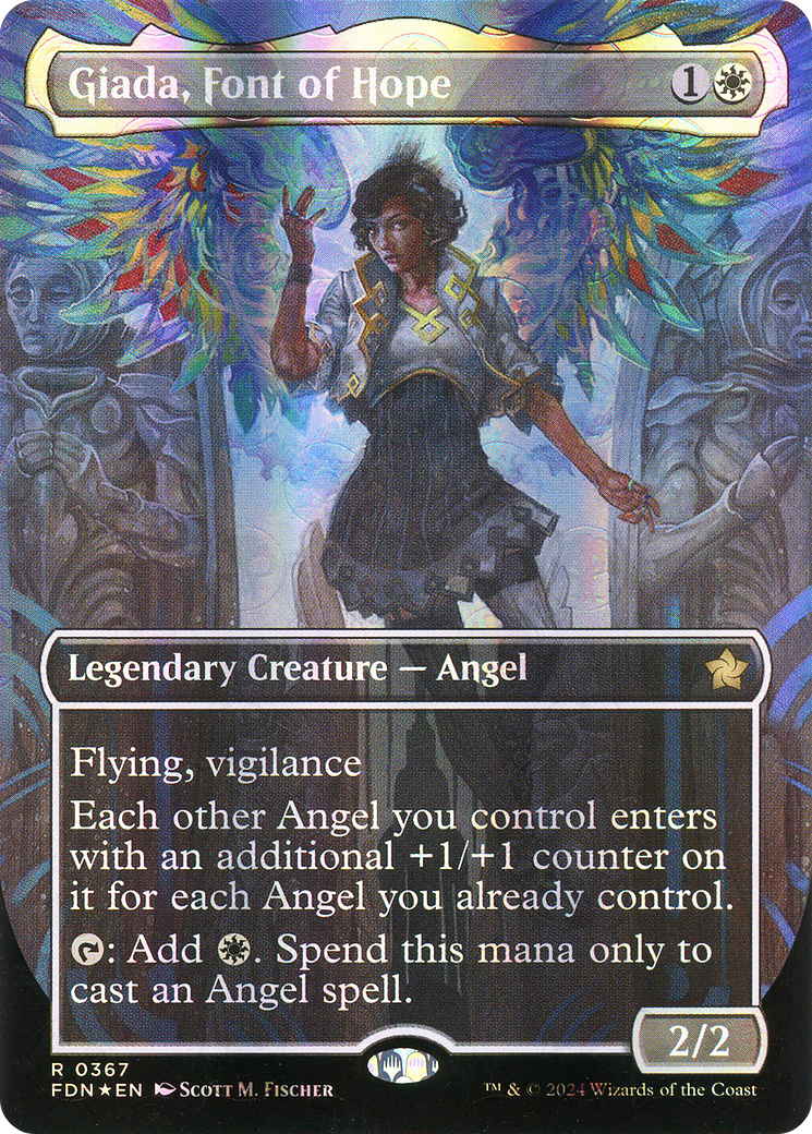 Giada, Font of Hope (0367) (Borderless) - Mana Foil
