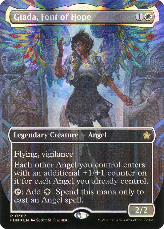 Giada, Font of Hope (0367) (Borderless) - Mana Foil