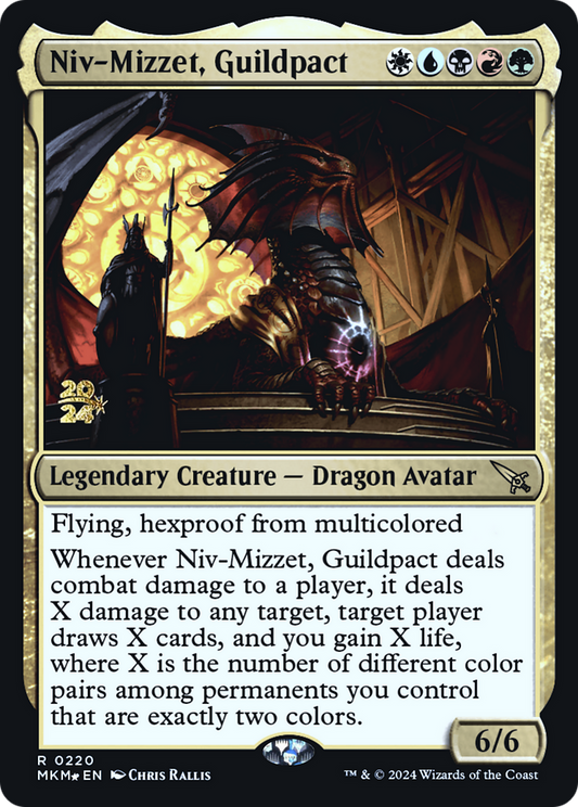 Niv-Mizzet, Guildpact (0220) (Prerelease) - Foil