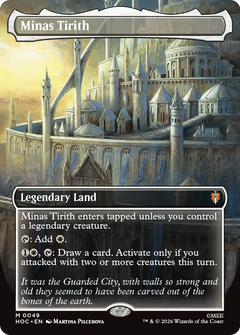 Minas Tirith (0049) (Borderless) (HOC) - Foil