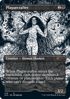 Plaguecrafter (1116) (Borderless) - Foil Etched