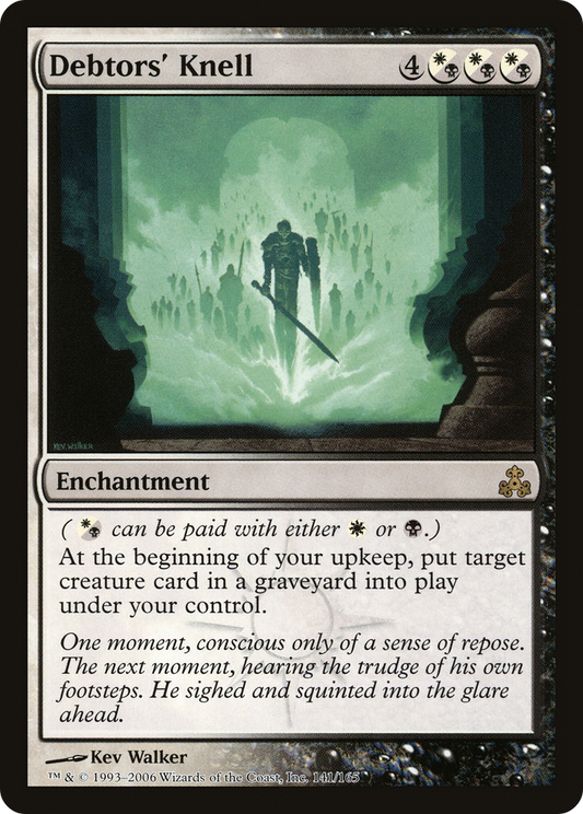 Debtors' Knell - Foil