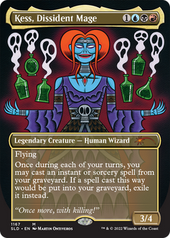 Kess, Dissident Mage (1167) (Borderless) - Foil