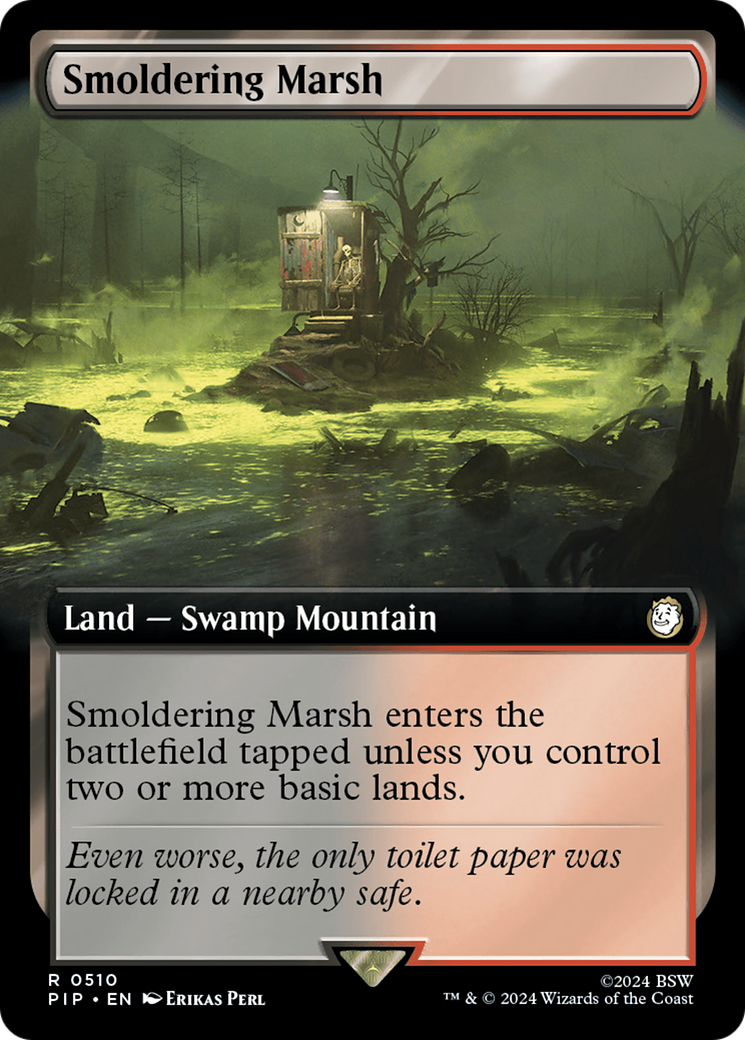 Smoldering Marsh (0510) (Extended Art) - Foil
