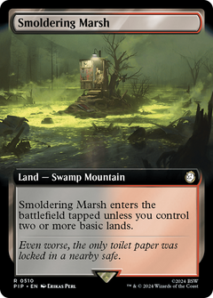 Smoldering Marsh (0510) (Extended Art) - Foil