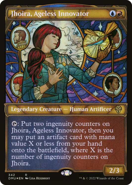 Jhoira, Ageless Innovator (342) (Showcase) - Textured Foil