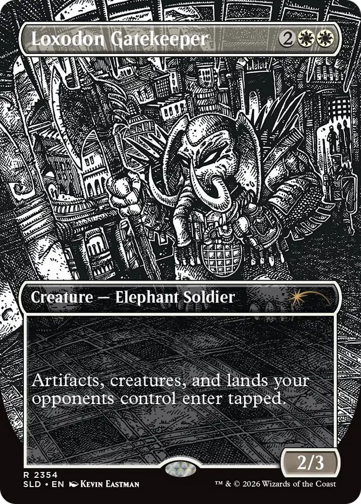 Loxodon Gatekeeper (2354) (Borderless) (SLD) - Foil