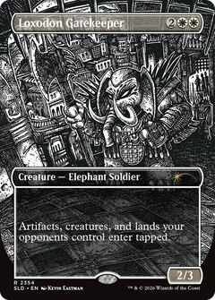 Loxodon Gatekeeper (2354) (Borderless) (SLD) - Foil