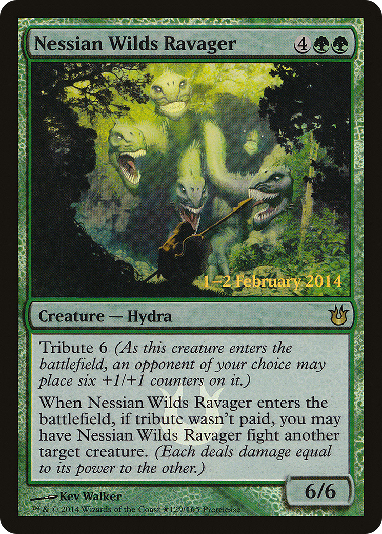 Nessian Wilds Ravager (129) (Prerelease) - Foil