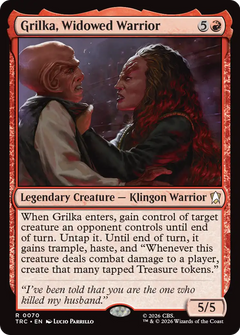 Grilka, Widowed Warrior (TRC) - Surge Foil