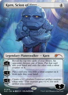 Karn, Scion of Urza (1419) (Borderless)