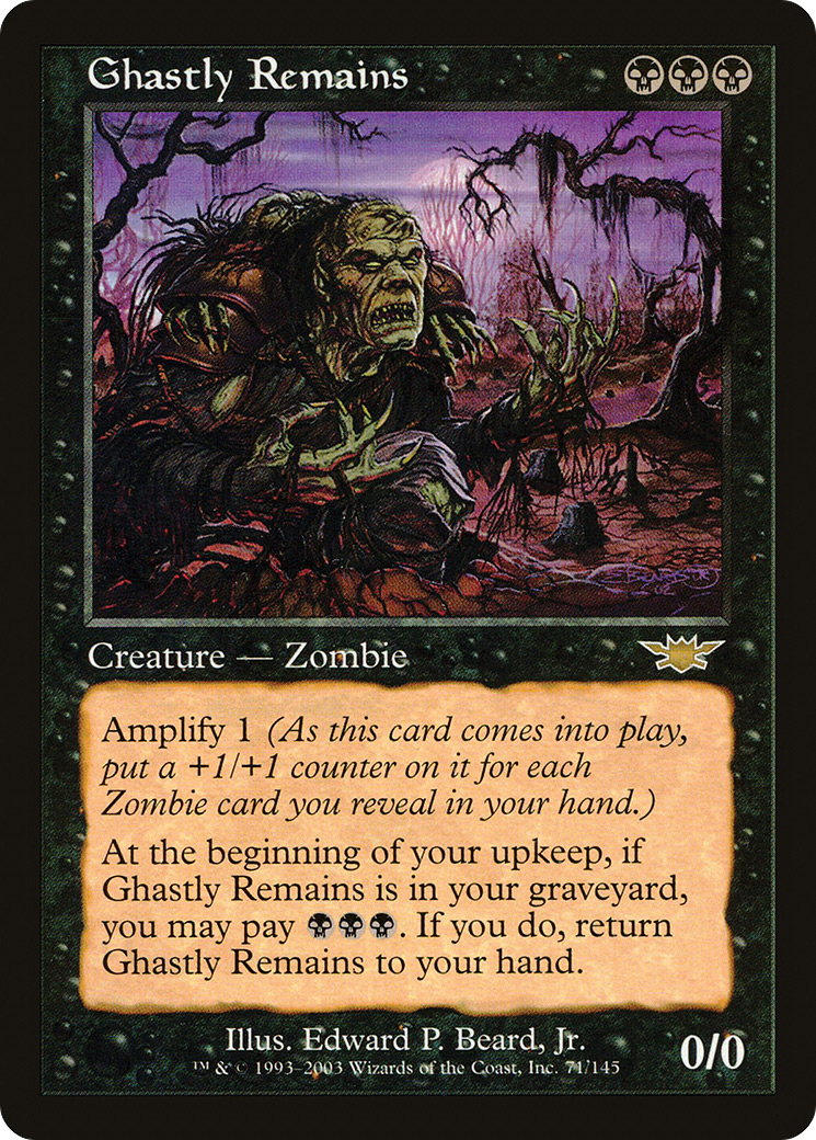 Ghastly Remains - Foil