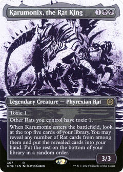 Karumonix, the Rat King (307) (Borderless) (Showcase)