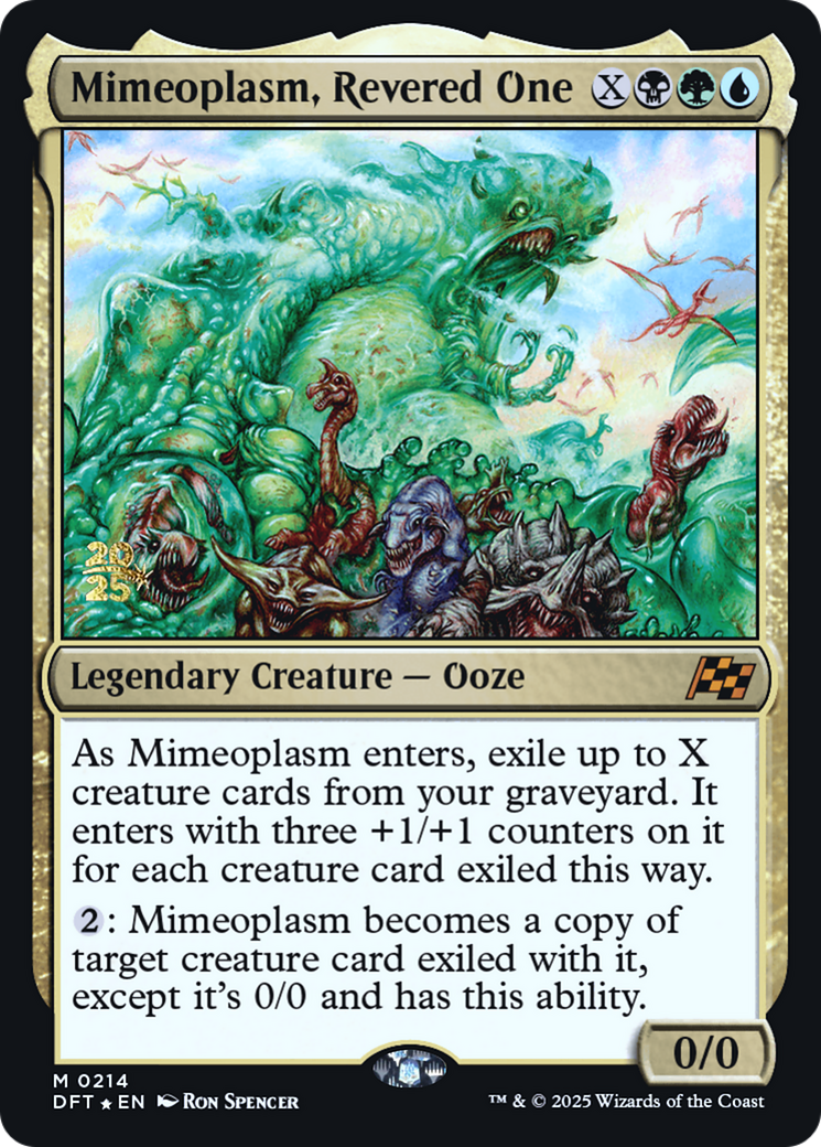 Mimeoplasm, Revered One (0214) (Prerelease) - Foil
