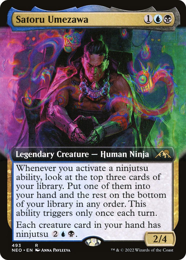 Satoru Umezawa (493) (Extended Art) - Foil