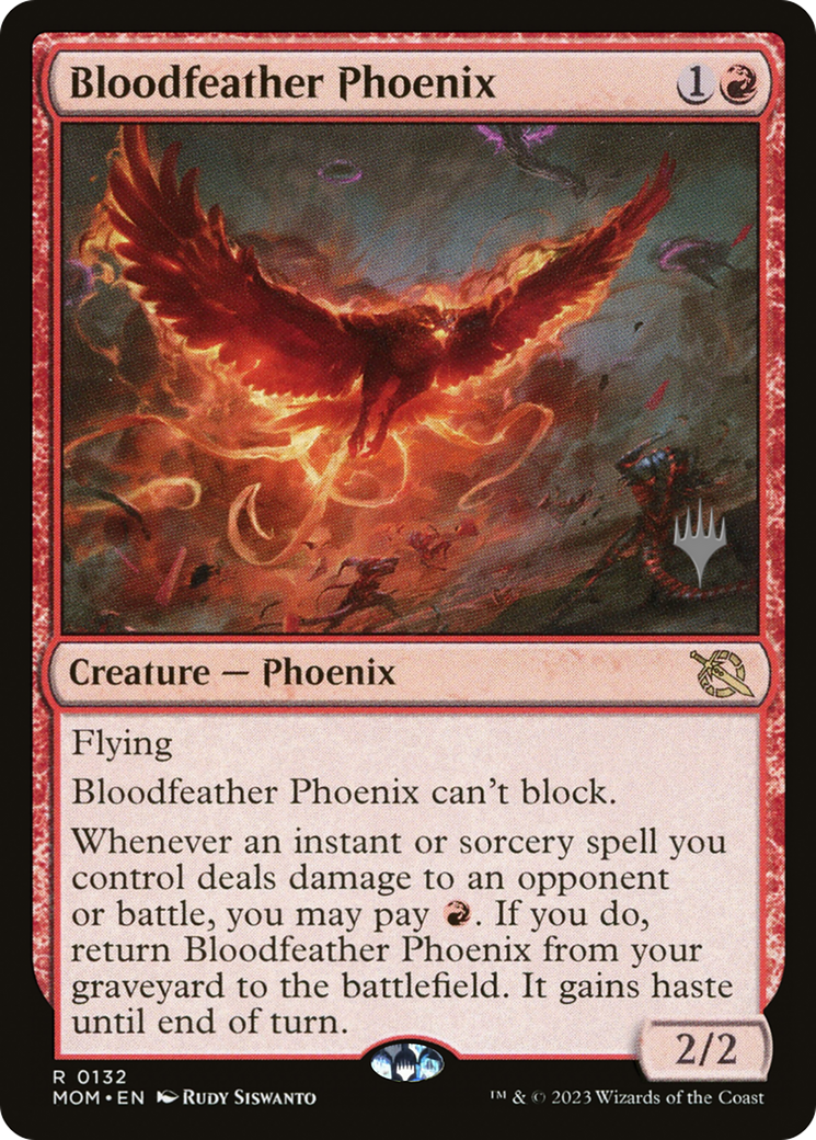 Bloodfeather Phoenix (0132) (Promo Pack) - Foil