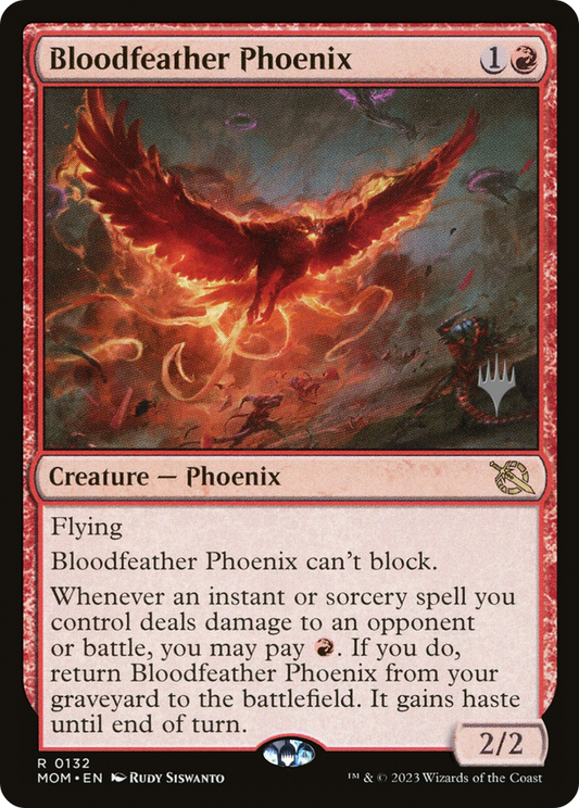 Bloodfeather Phoenix (0132) (Promo Pack) - Foil