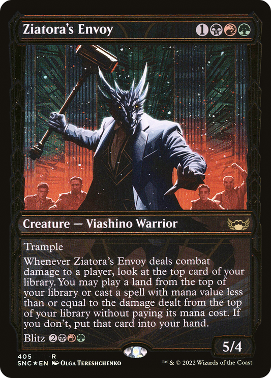 Ziatora's Envoy (405) (Showcase) - Gilded Foil