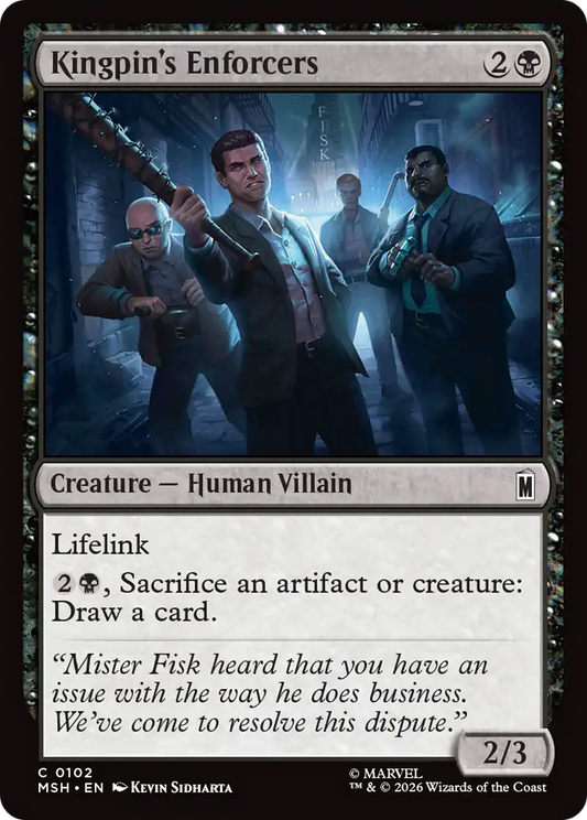 Kingpin's Enforcers (MSH) - Foil