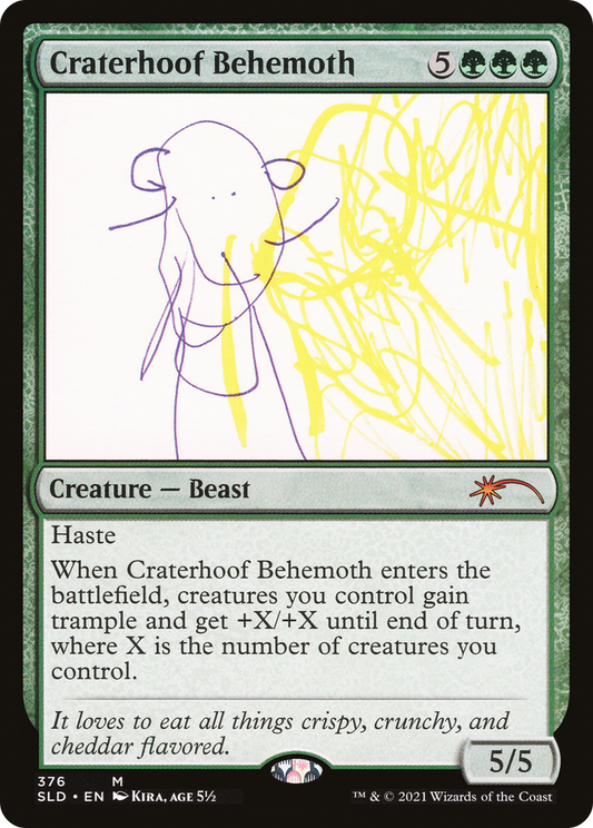 Craterhoof Behemoth (376) - Foil