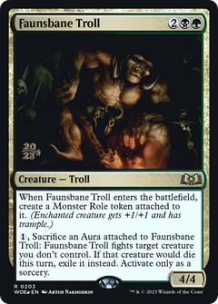 Faunsbane Troll (0203) (Prerelease) - Foil