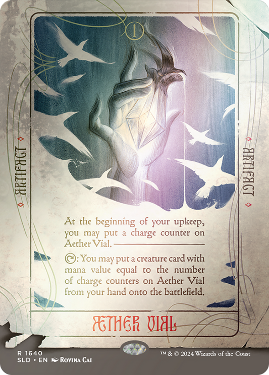 Aether Vial (1640) (Showcase) - Rainbow Foil