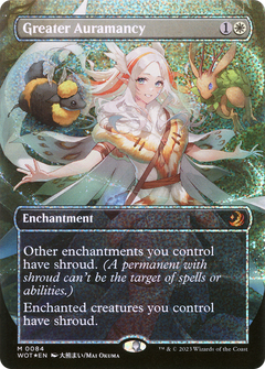 Greater Auramancy (0084) (Anime) (Borderless) - Confetti Foil