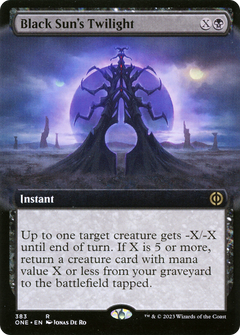Black Sun's Twilight (383) (Extended Art) - Foil
